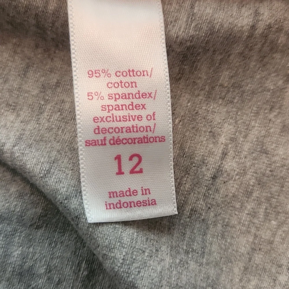 NWT- Justice - Girl's Light Gray Spaghetti Adjustable Strap Tank - Size 12